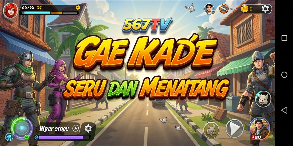 Screenshot gameplay Arcade 567TV yang menampilkan keseruan permainan.