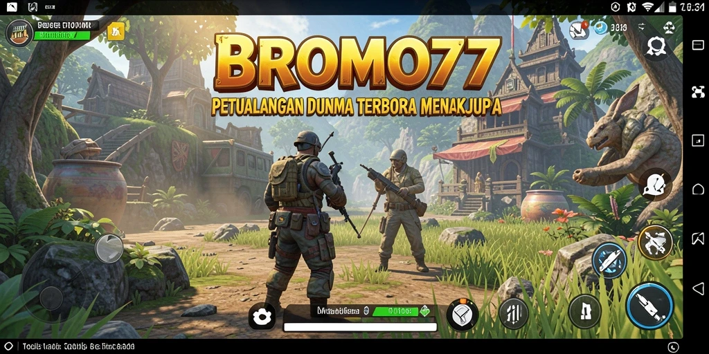 Gameplay BROMO77 menampilkan eksplorasi dunia terbuka yang memukau.