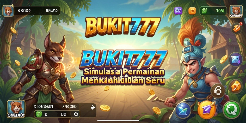 Tampilan gameplay BUKIT777 yang seru dan menantang.