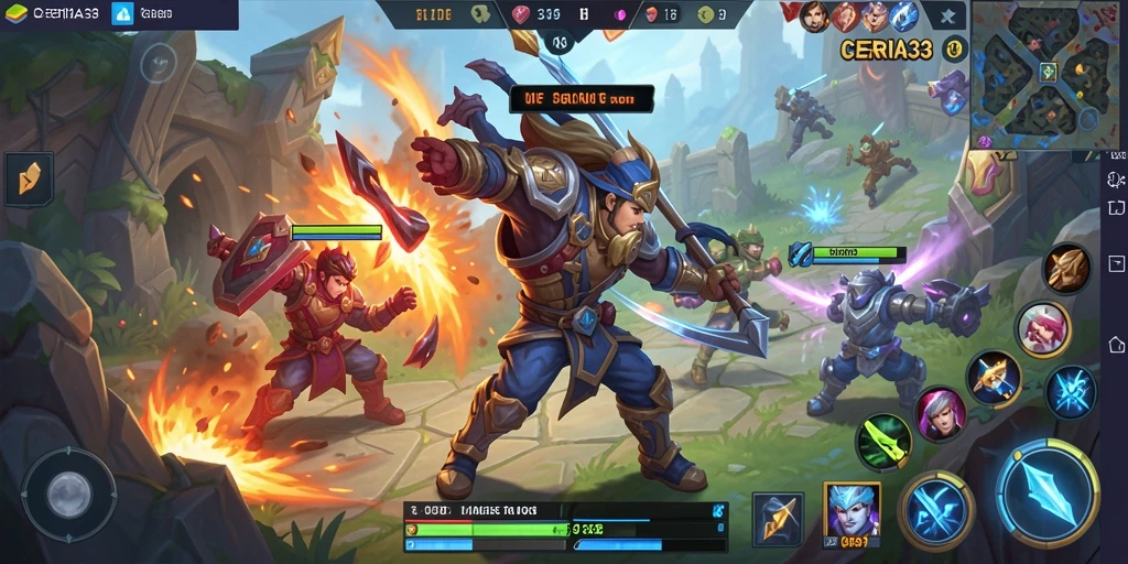 Gameplay seru di dalam pertarungan MOBA