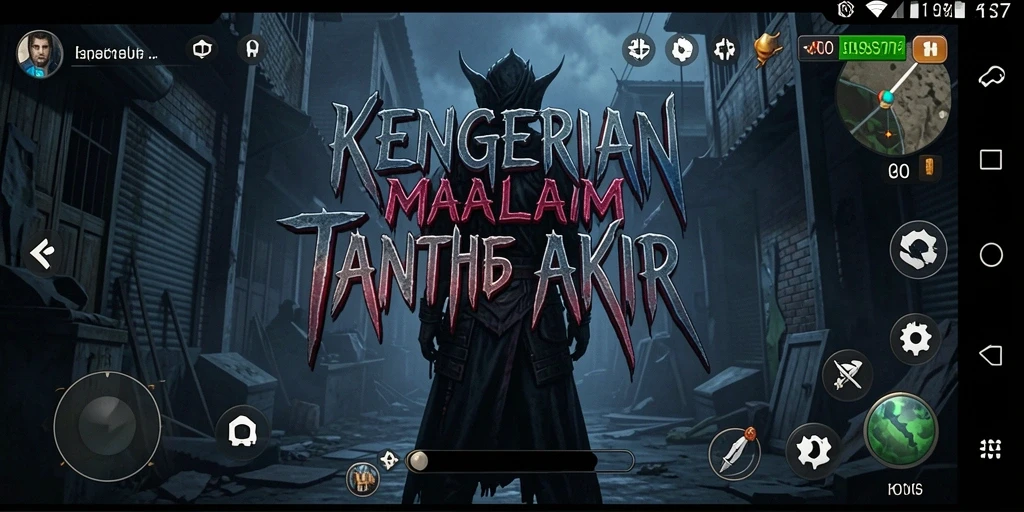 Screenshot gameplay menunjukkan suasana mencekam dari EOS77.