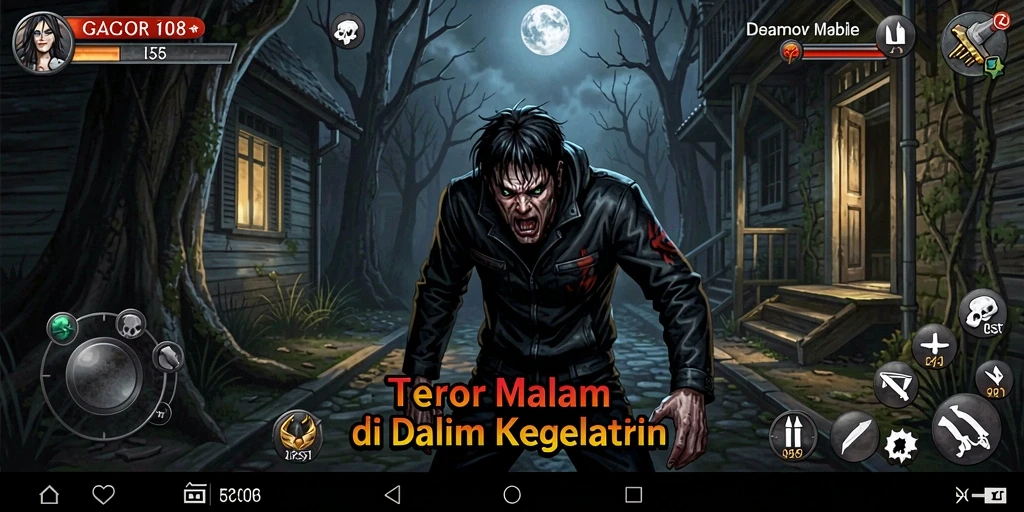 Screenshot GACOR108 menampilkan momen mencekam dalam gameplay.