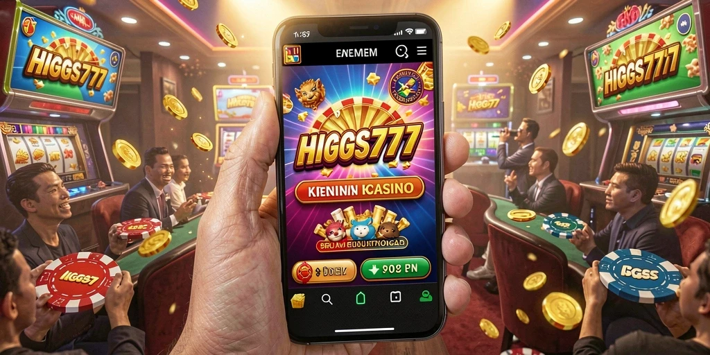 Tampilan gameplay HIGGS777 yang seru dan penuh aksi.