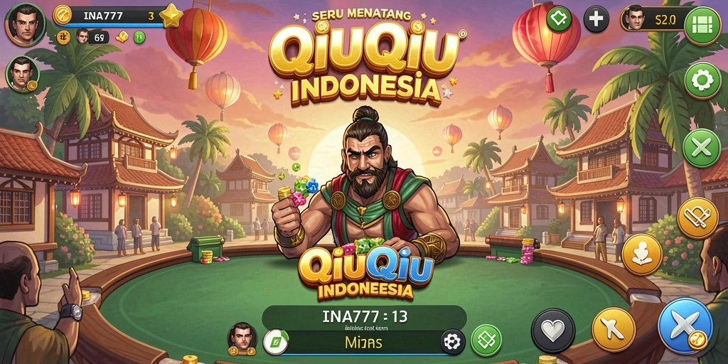 Tampilan gameplay QiuQiu yang menarik di INA777.