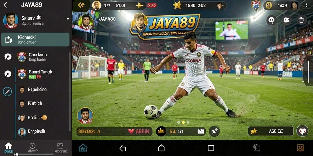 Tampilan gameplay taruhan olahraga di JAYA89.