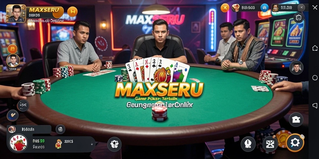 Tampilan gameplay seru dari MAXSERU dengan grafis memukau.