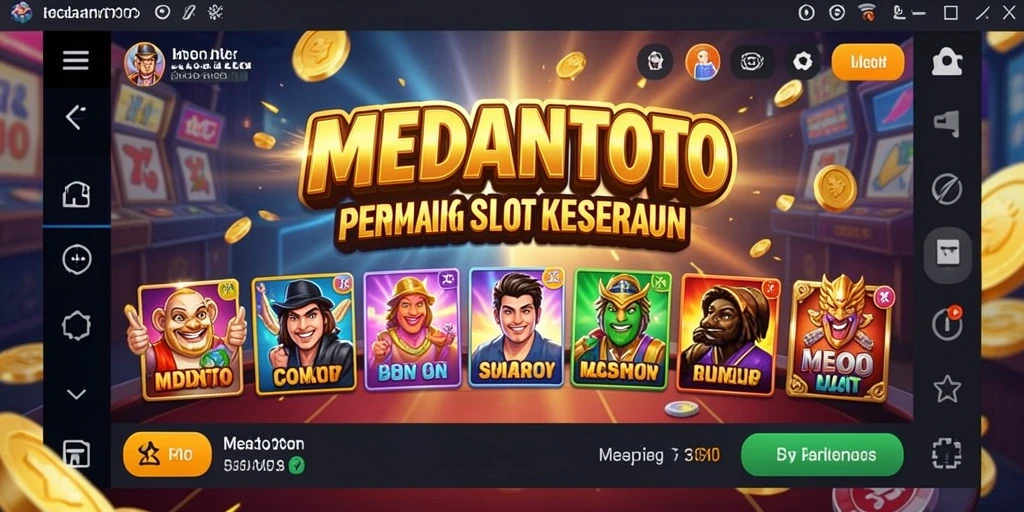 Tampilan gameplay menakjubkan dari MEDANTOTO yang menghibur.