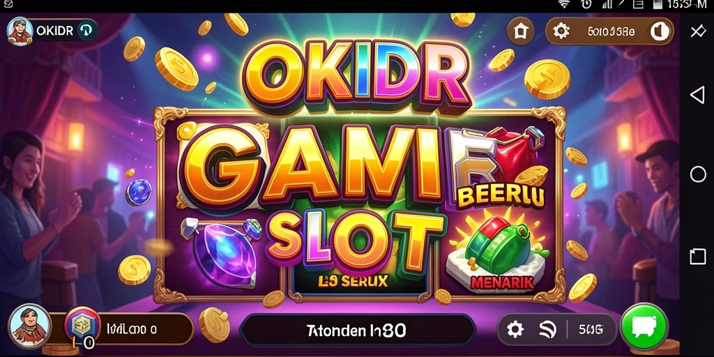 Tampilan menarik dari gameplay OKIDR yang penuh warna dan seru.