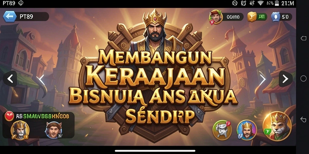 Screenshot gameplay PT89 menampilkan keseruan dalam membangun bisnis.