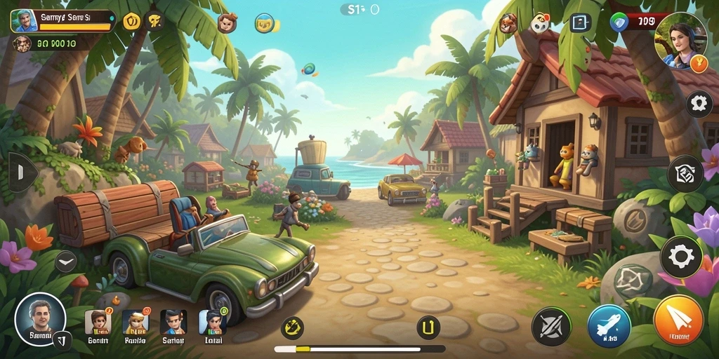 Screenshot gameplay S13 menampilkan keseruan bermain dengan karakter menarik.