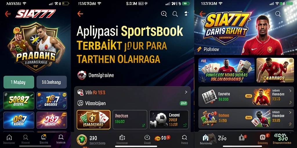 Tampilan menarik SIA777 saat pemain melakukan taruhan olahraga.