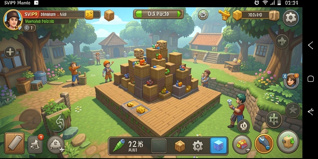 Tampilan gameplay SVIP9 yang penuh tantangan teka-teki.