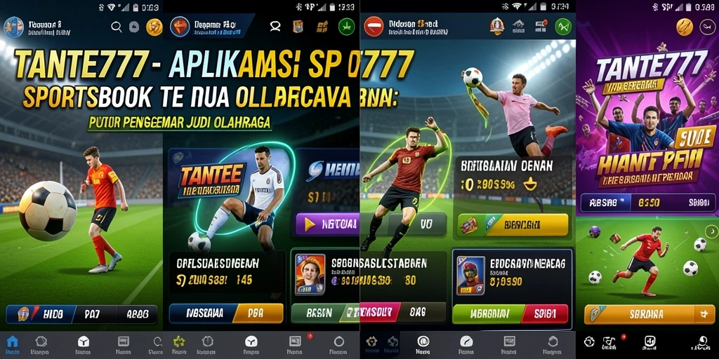 Screenshot utama dari gameplay TANTE777 menunjukkan pengalaman sportsbook yang mendebarkan.