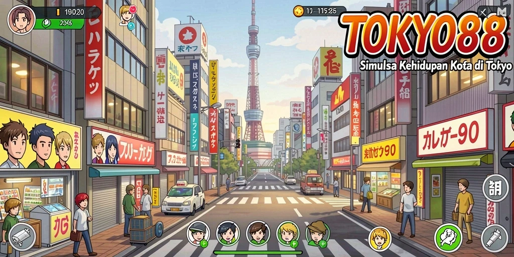 Tangkapan layar menunjukkan gameplay <strong>TOKYO88</strong> yang imersif dan menarik.