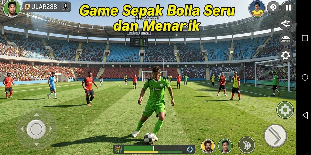 Tampilan gameplay ULAR288 yang mengasyikkan dan realistis.
