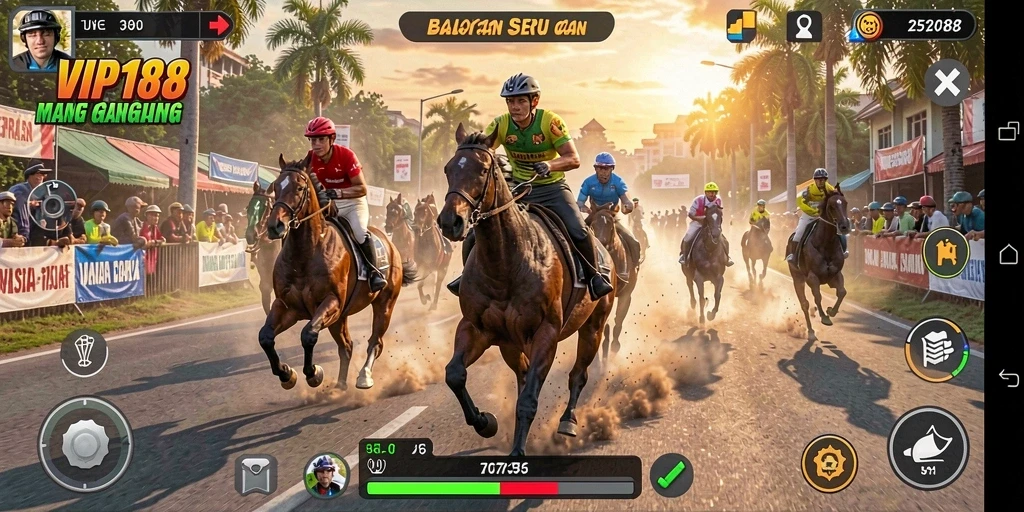 Gameplay menegangkan dengan balapan mobil cepat dan fitur menarik.