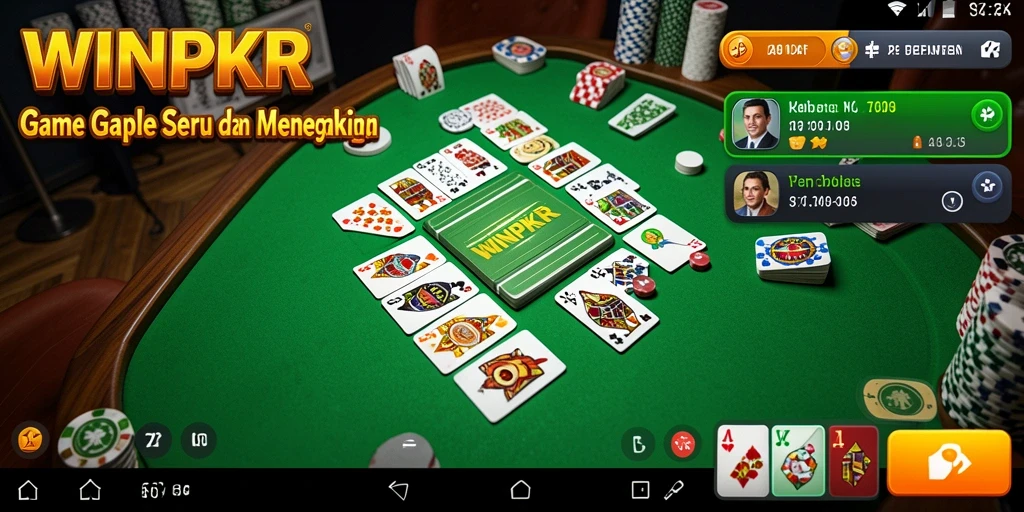 Tampilan gameplay Gaple yang menarik dan interaktif.